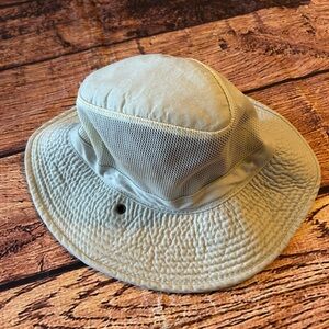 Broner‎ 100% Cotton Roll-up Bucket Beige Hat Size Large